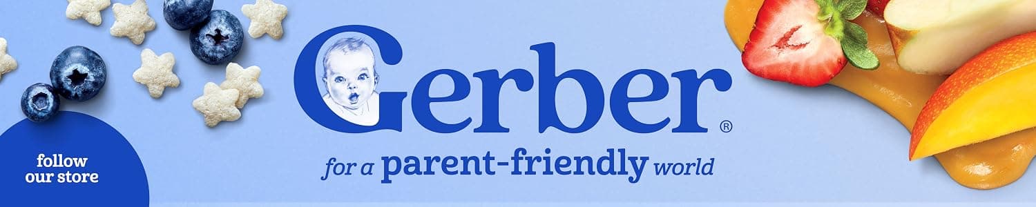 GERBER baby food products lineup