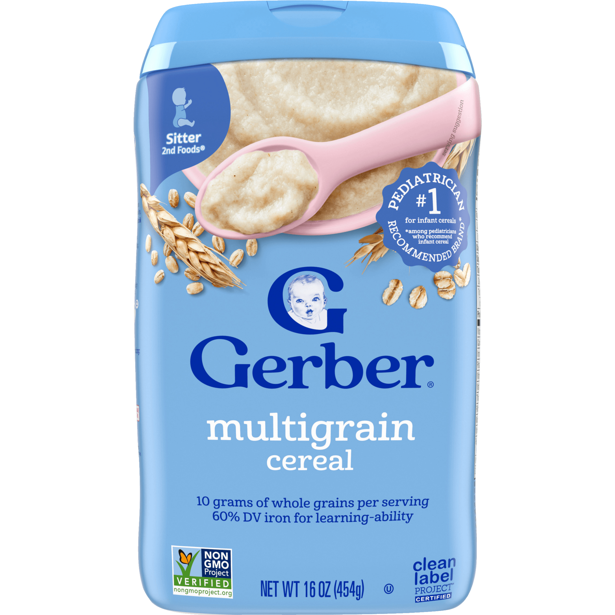 Gerber, Multigrain Cereal, 2nd Foods, 16 Oz (454 G)
